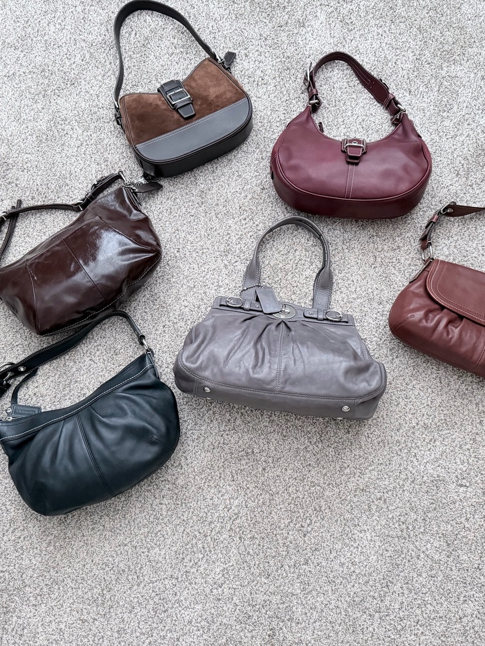 Coach vintage set of 6 bags